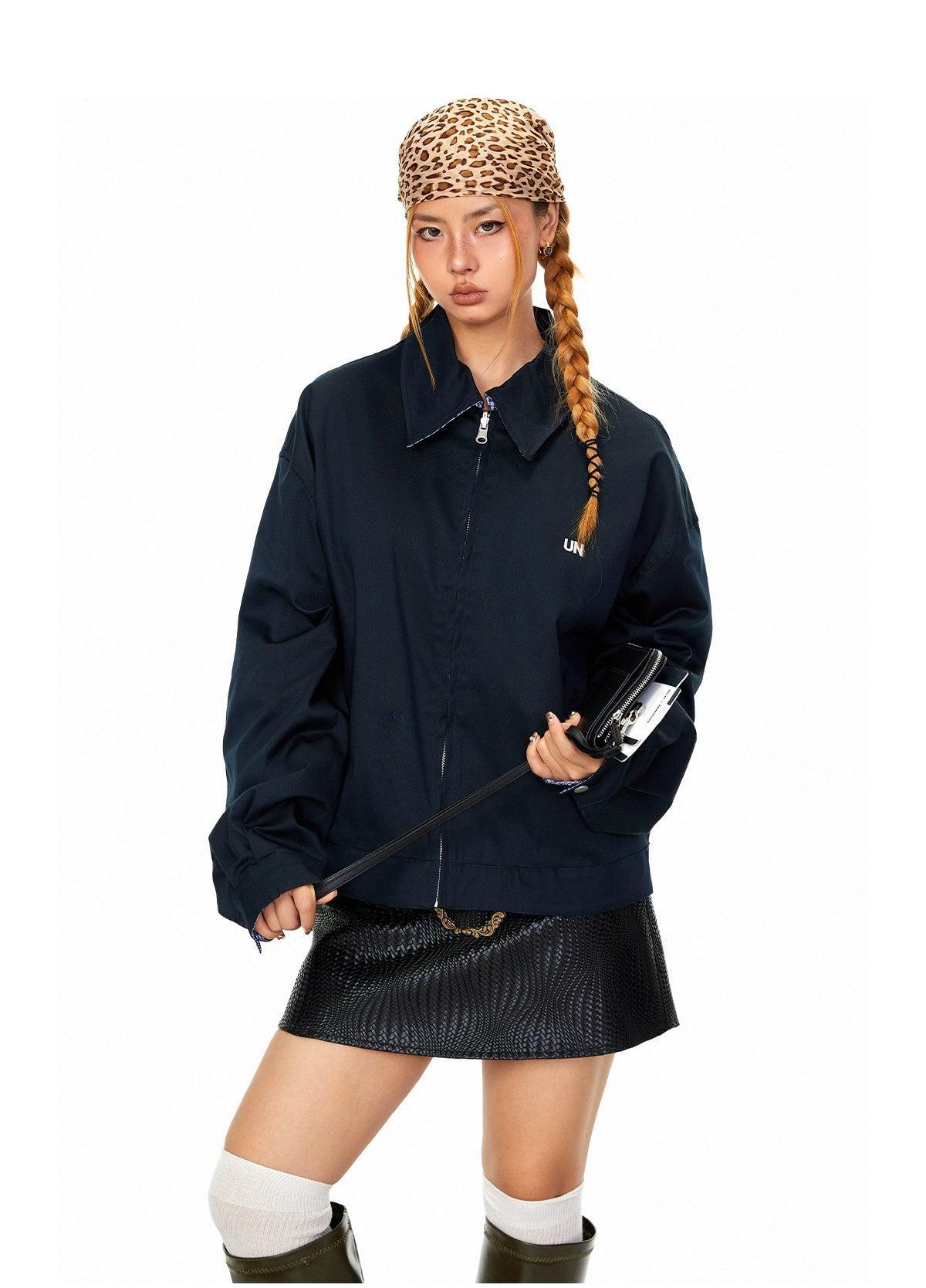 BB Clean Fit Zip-Up Jacket-korean-fashion-Jacket-BB's Closet-OH Garments