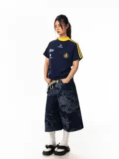 BB Closed Neck Sports T-Shirt-korean-fashion-T-Shirt-BB's Closet-OH Garments