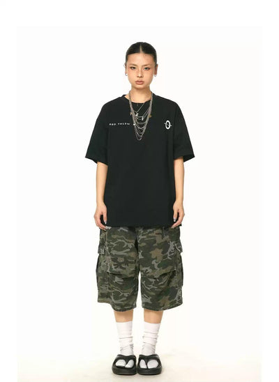 BB Distressed Camo Cargo Shorts-korean-fashion-Shorts-BB's Closet-OH Garments