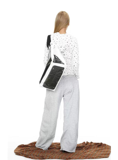 BB Drawstring Raw Edge Sweatpants-korean-fashion-Pants-BB's Closet-OH Garments