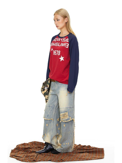 BB Extra Distressed Faded Jeans-korean-fashion-Jeans-BB's Closet-OH Garments