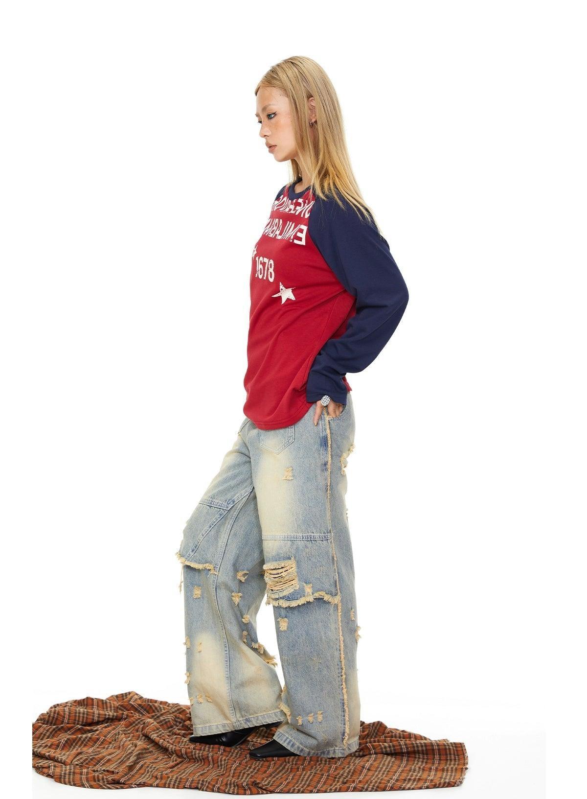 BB Extra Distressed Faded Jeans-korean-fashion-Jeans-BB's Closet-OH Garments