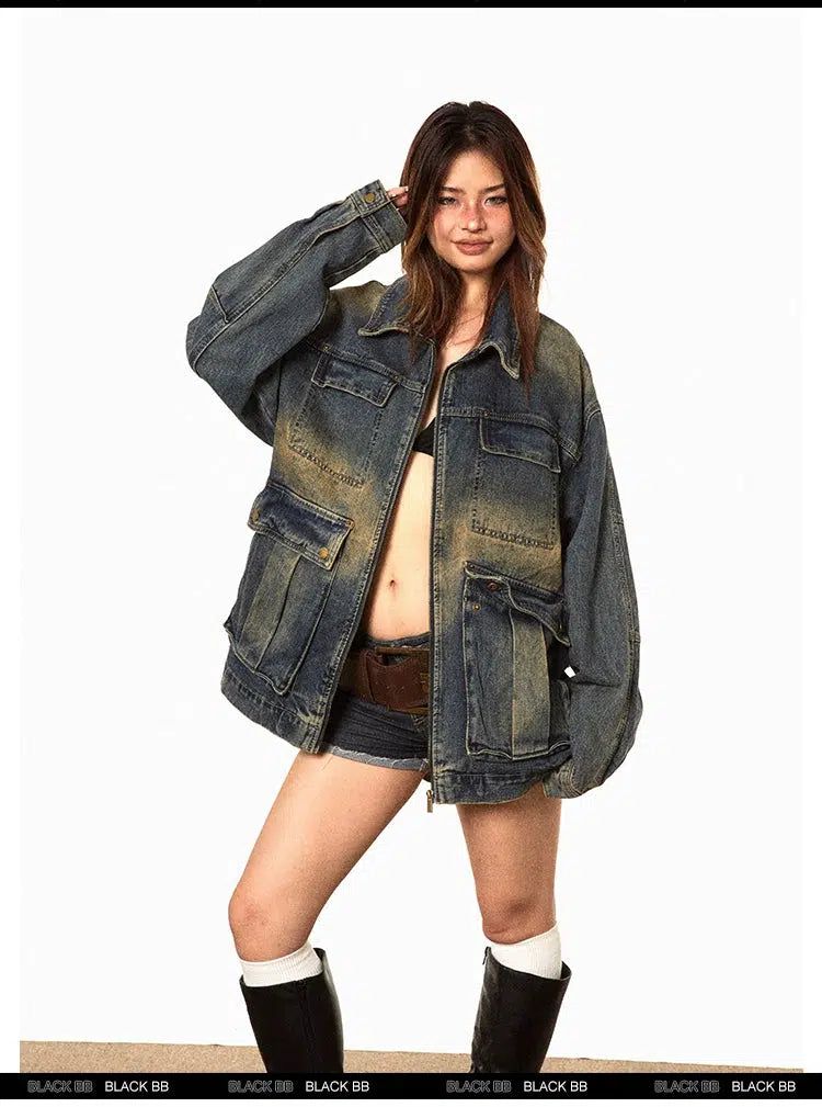 BB Faded Oversized Denim Jacket-korean-fashion-Jacket-BB's Closet-OH Garments