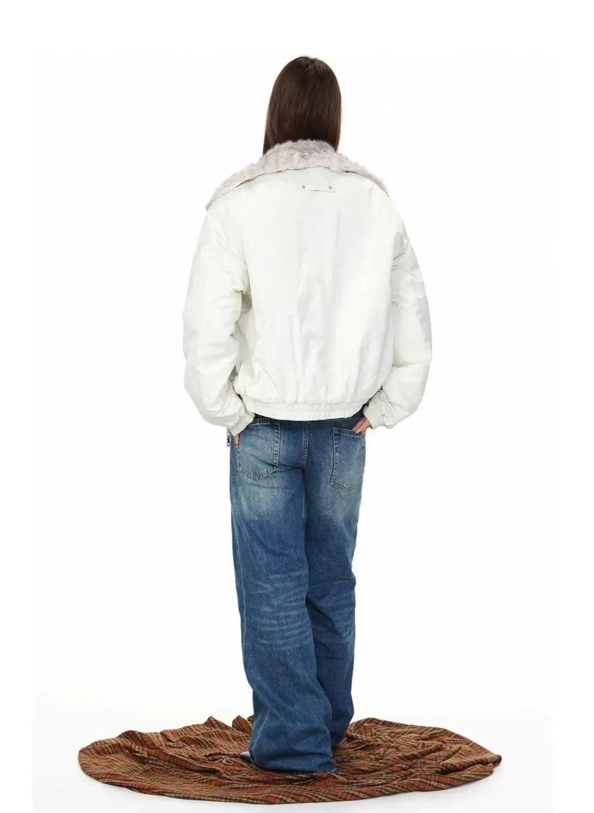 BB Fur-Trimmed Padded Jacket-korean-fashion-Jacket-BB's Closet-OH Garments