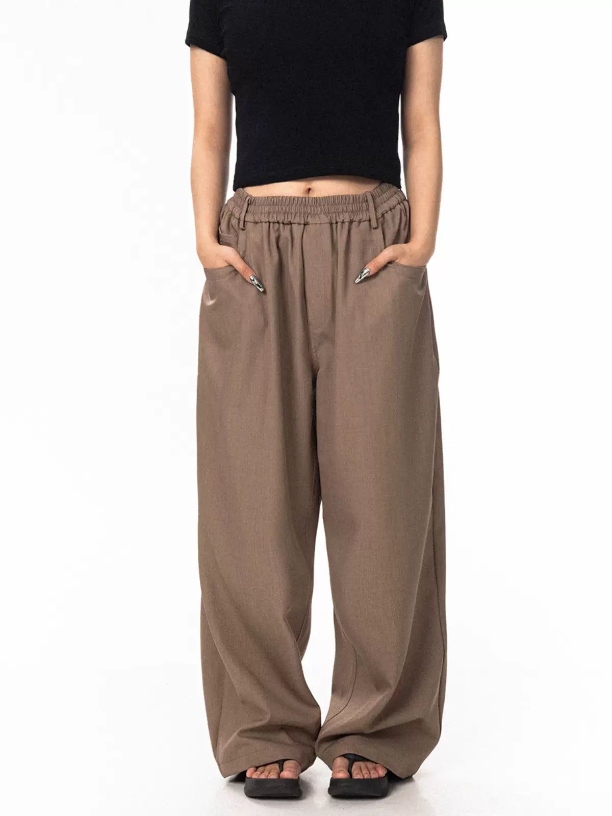 BB Garterized Wide Loose Pants-korean-fashion-Pants-BB's Closet-OH Garments