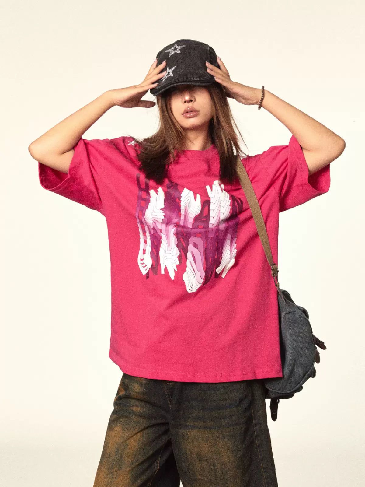 BB Gradient Graphic T-Shirt-korean-fashion-T-Shirt-BB's Closet-OH Garments