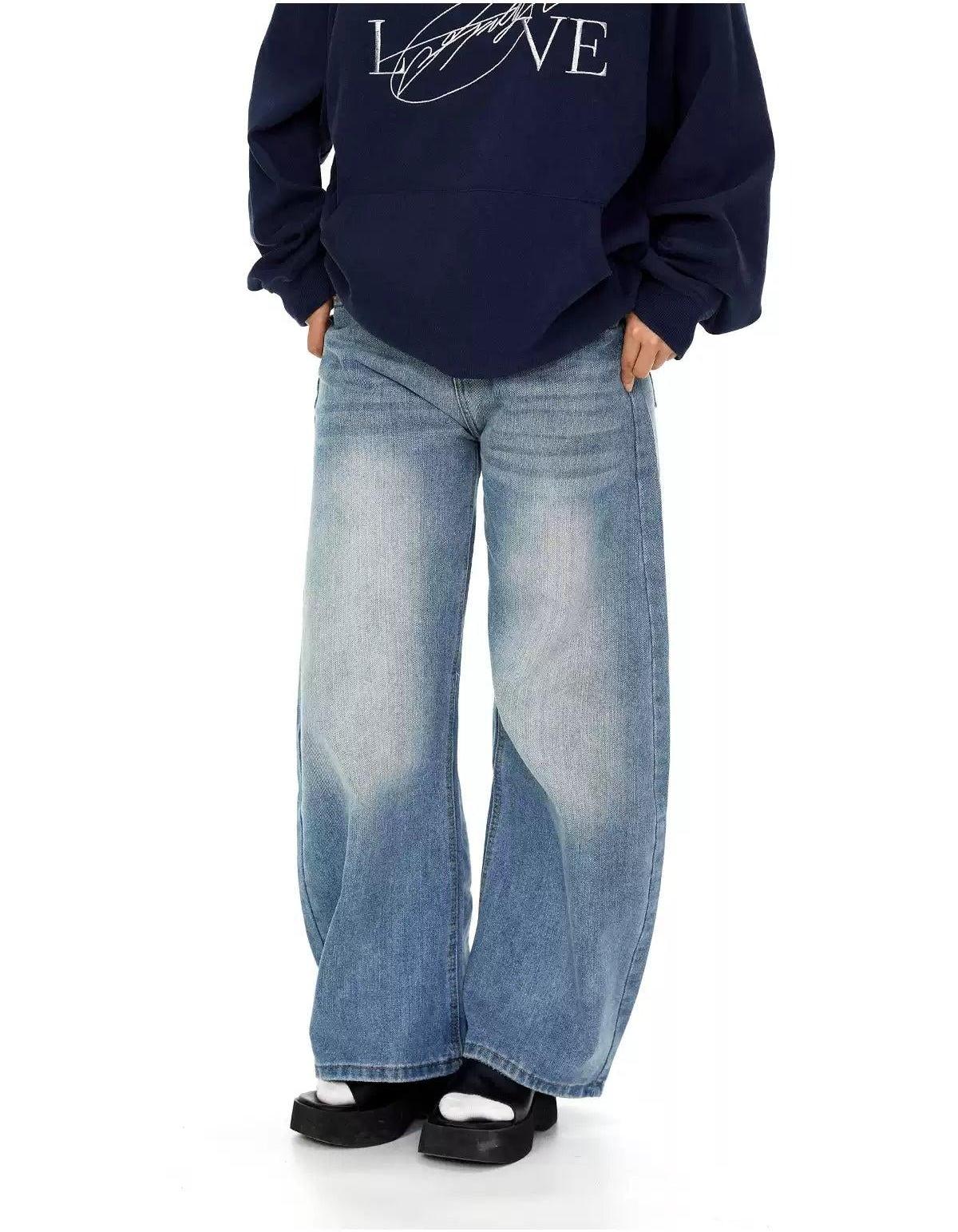 BB Gradient Washed Wide Leg Jeans-korean-fashion-Jeans-BB's Closet-OH Garments