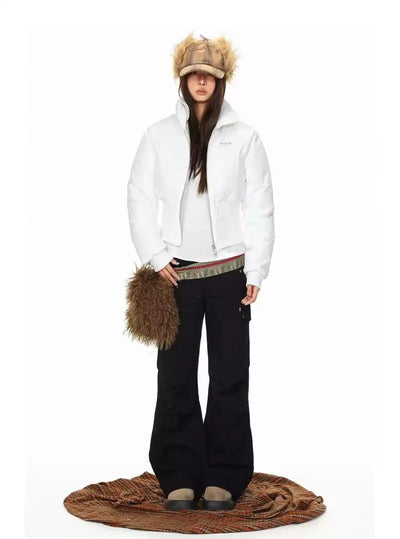 BB High Neck Cropped Puffer Jacket-korean-fashion-Jacket-BB's Closet-OH Garments