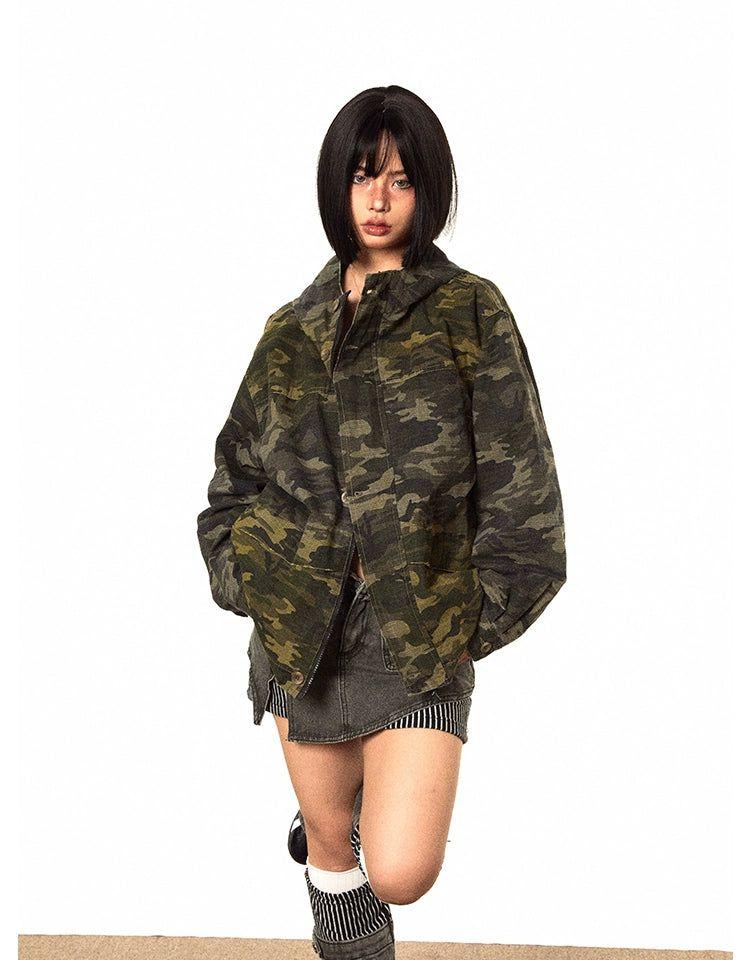 BB Hooded Camouflage Print Jacket-korean-fashion-Jacket-BB's Closet-OH Garments