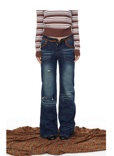 BB Layered Pockets Ripped Jeans-korean-fashion-Jeans-BB's Closet-OH Garments