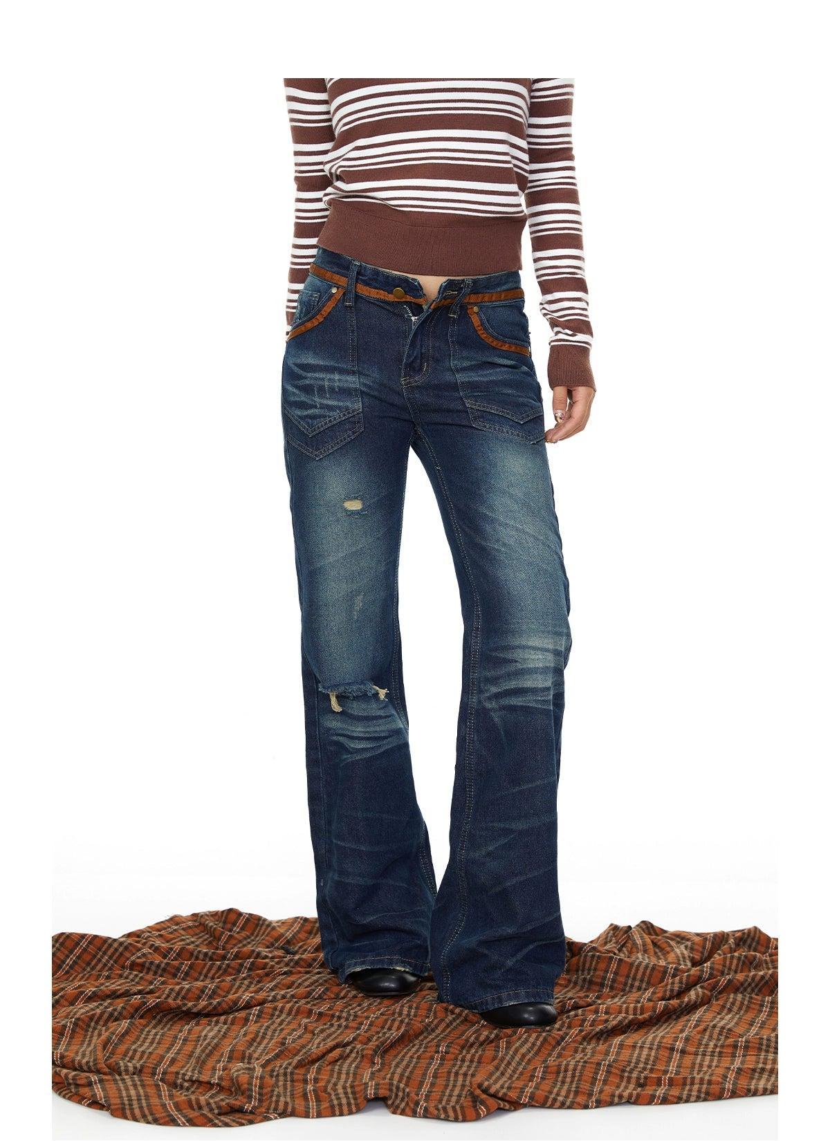 BB Layered Pockets Ripped Jeans-korean-fashion-Jeans-BB's Closet-OH Garments