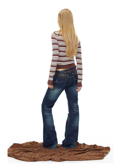 BB Layered Pockets Ripped Jeans-korean-fashion-Jeans-BB's Closet-OH Garments