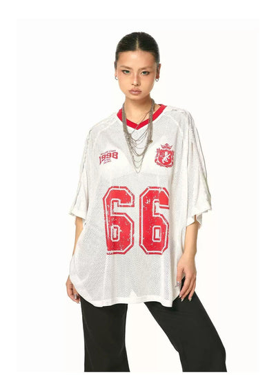 BB Mesh Jersey Sports T-Shirt-korean-fashion-T-Shirt-BB's Closet-OH Garments