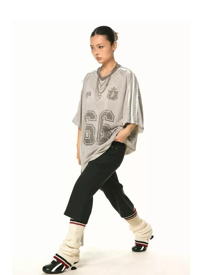 BB Mesh Jersey Sports T-Shirt-korean-fashion-T-Shirt-BB's Closet-OH Garments