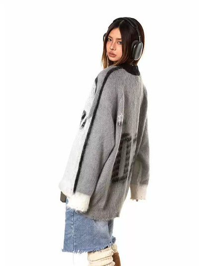 BB Mohair Sports Style Sweater-korean-fashion-Sweater-BB's Closet-OH Garments