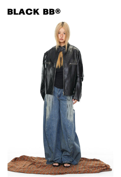 BB Motosport Faux Leather Jacket-korean-fashion-Jacket-BB's Closet-OH Garments