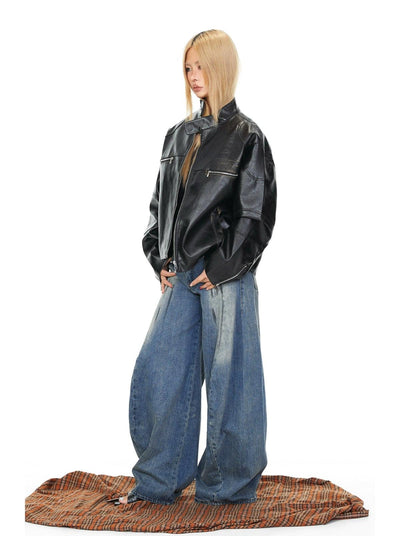BB Motosport Faux Leather Jacket-korean-fashion-Jacket-BB's Closet-OH Garments