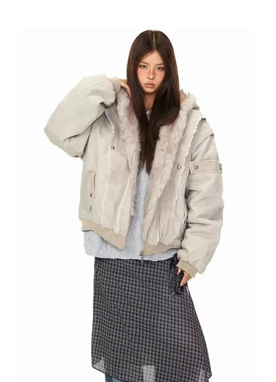 BB Oversized Fur-Lined Hooded Bomber Jacket-korean-fashion-Jacket-BB's Closet-OH Garments