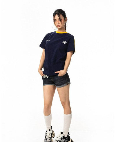 BB Regular Fit Sports T-Shirt-korean-fashion-T-Shirt-BB's Closet-OH Garments