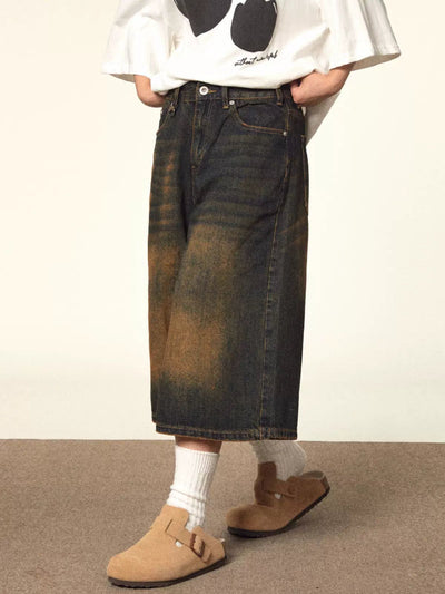 BB Rustic Washed Wide Denim Shorts-korean-fashion-Shorts-BB's Closet-OH Garments