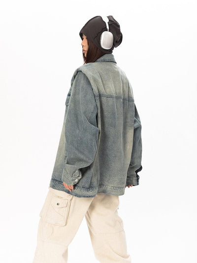 BB Shoulder Emphasis Denim Jacket-korean-fashion-Jacket-BB's Closet-OH Garments