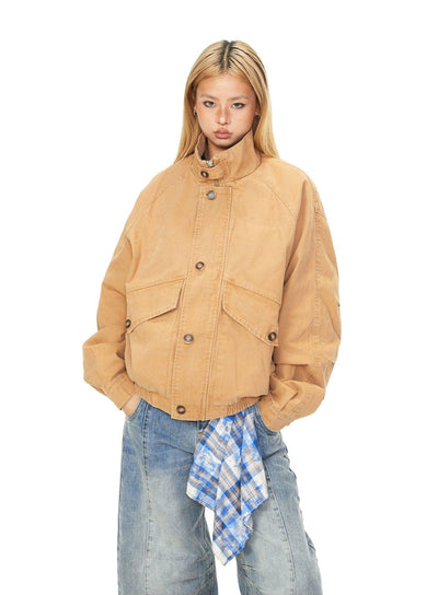 BB Side Tilt Pockets Denim Jacket-korean-fashion-Jacket-BB's Closet-OH Garments