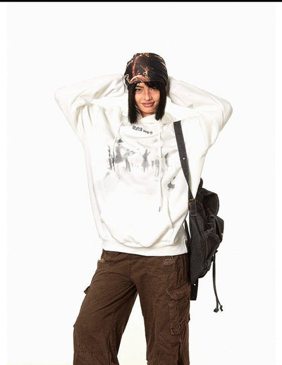 BB Silhouette Graphic Print Hoodie-korean-fashion-Hoodie-BB's Closet-OH Garments