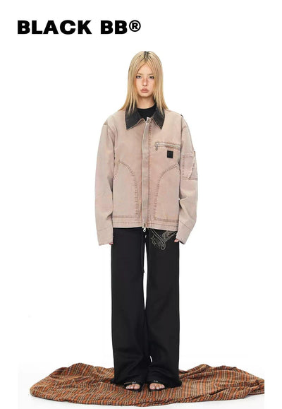 BB Snap Buttons Denim Jacket-korean-fashion-Jacket-BB's Closet-OH Garments