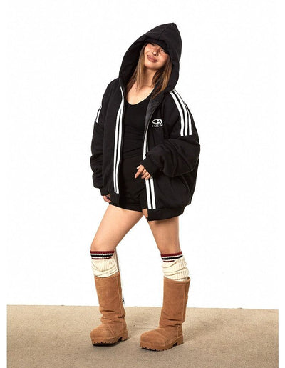 BB Sporty Hooded Padded Jacket-korean-fashion-Jacket-BB's Closet-OH Garments