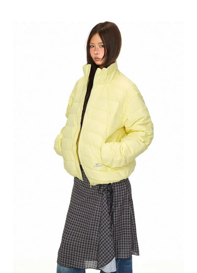 BB Stand Collar Quilted Puffer Jacket-korean-fashion-Jacket-BB's Closet-OH Garments