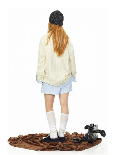 BB Textured Vertical Striped Shirt-korean-fashion-Shirt-BB's Closet-OH Garments