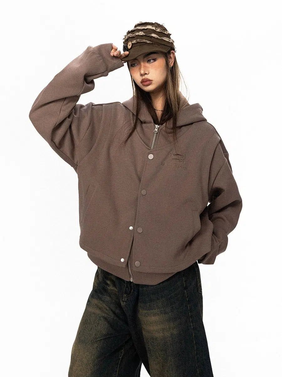 BB Two-Piece Hollowed Buttons Hoodie-korean-fashion-Hoodie-BB's Closet-OH Garments