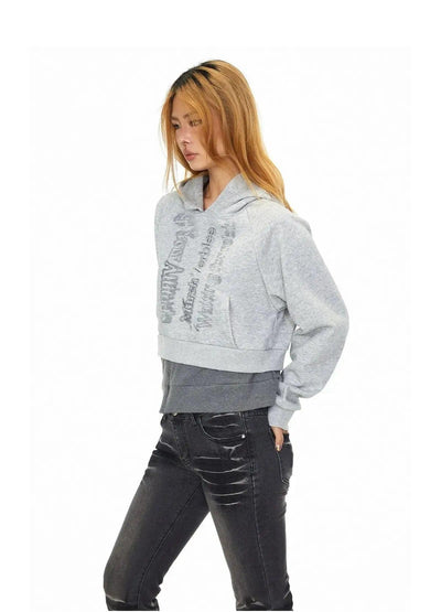 BB Two-Piece Letter Print Hoodie-korean-fashion-Hoodie-BB's Closet-OH Garments