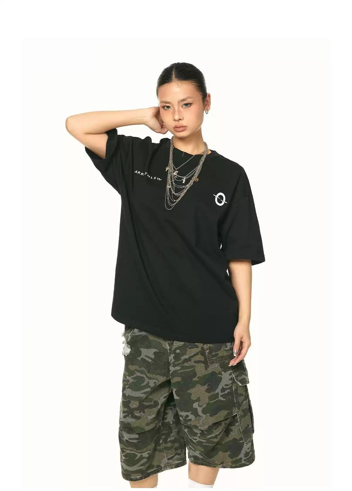 BB Vintage Tech Graphic T-Shirt-korean-fashion-T-Shirt-BB's Closet-OH Garments