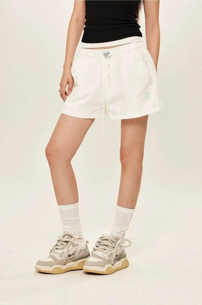 Beer Plain & Stripes Shirt, Drawstring Shorts & Elasticated Pleats Pants Set-korean-fashion-Clothing Set-Beer's Closet-OH Garments