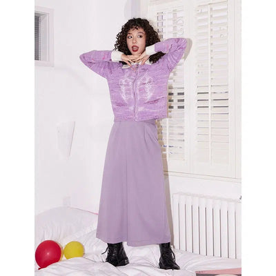 Chem Cozy Candle Print Zip-Up Jcket-korean-fashion-Cardigan-Chem's Closet-OH Garments