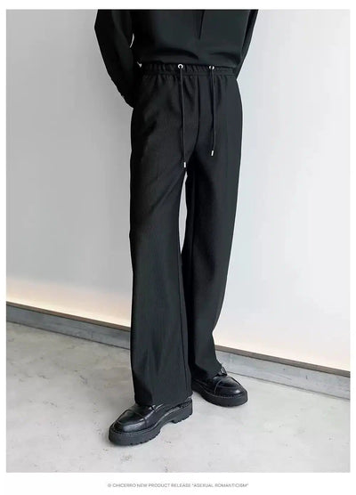 Chuan Adjustable String Corduroy Pants-korean-fashion-Pants-Chuan's Closet-OH Garments