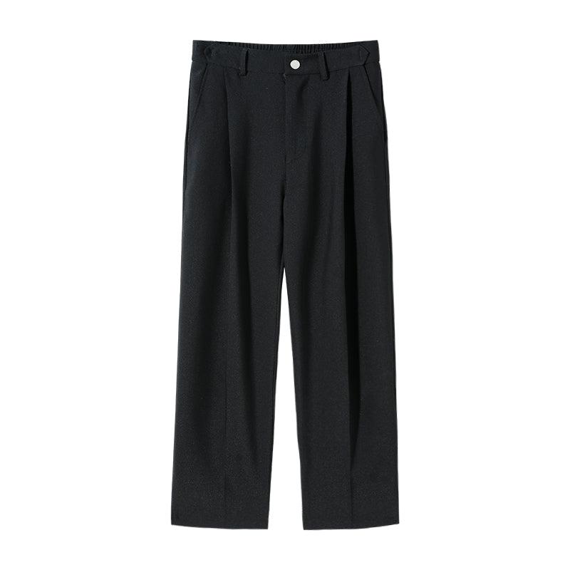 Chuan Ankle Length Pleated Pants-korean-fashion-Pants-Chuan's Closet-OH Garments