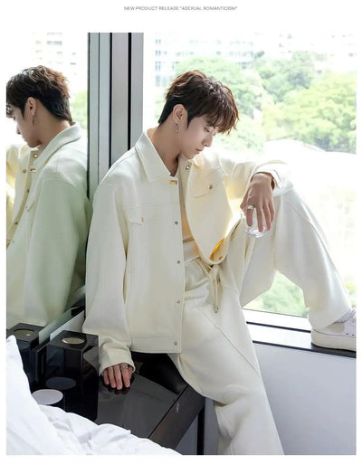 Chuan Clean Fit Breast Pocket Jacket-korean-fashion-Jacket-Chuan's Closet-OH Garments