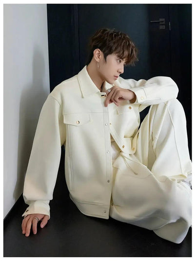 Chuan Clean Fit Breast Pocket Jacket-korean-fashion-Jacket-Chuan's Closet-OH Garments