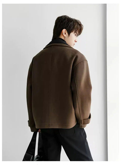 Chuan Contrast Layer Boxy Leather Jacket-korean-fashion-Jacket-Chuan's Closet-OH Garments