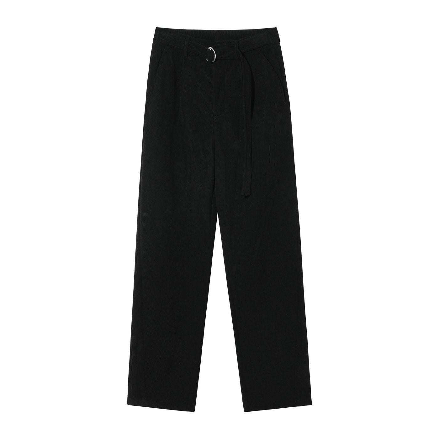 Chuan Corduroy Casual Bootcut Pants-korean-fashion-Pants-Chuan's Closet-OH Garments
