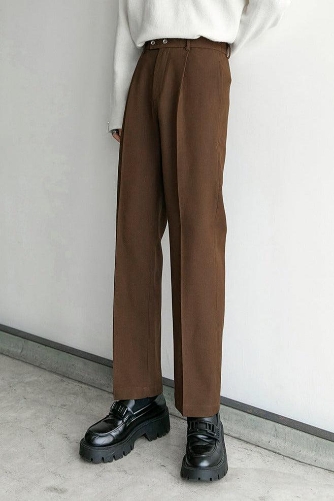 Chuan Pleated Classic Bootcut Pants
