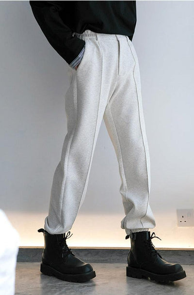 Chuan Zippered Ends Pleated Pants-korean-fashion-Pants-Chuan's Closet-OH Garments