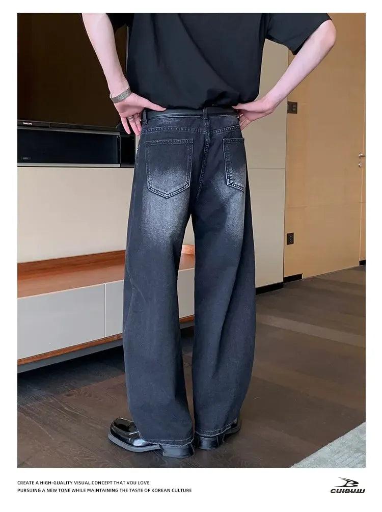 Cui Acid Washed & Ripped Jeans-korean-fashion-Jeans-Cui's Closet-OH Garments