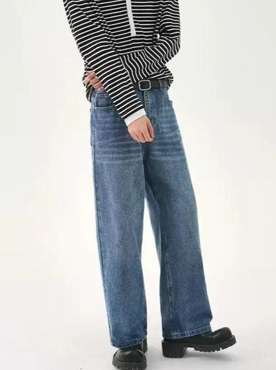 Cui Bootcut Casual Straight Leg Jeans-korean-fashion-Jeans-Cui's Closet-OH Garments