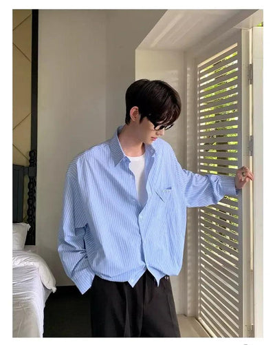 Cui Breathable Clean Style Shirt-korean-fashion-Shirt-Cui's Closet-OH Garments