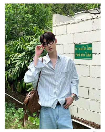 Cui Breathable Clean Style Shirt-korean-fashion-Shirt-Cui's Closet-OH Garments
