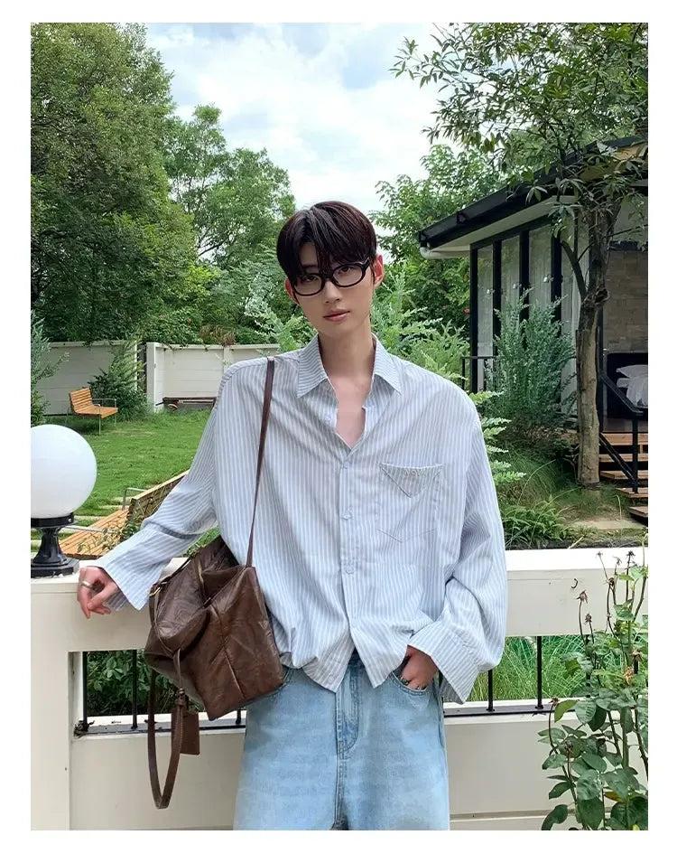 Cui Breathable Clean Style Shirt-korean-fashion-Shirt-Cui's Closet-OH Garments