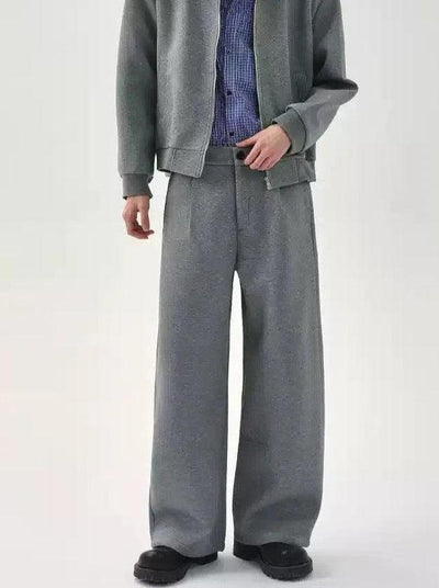 Cui Buttoned Casual Straight Leg Pants-korean-fashion-Pants-Cui's Closet-OH Garments